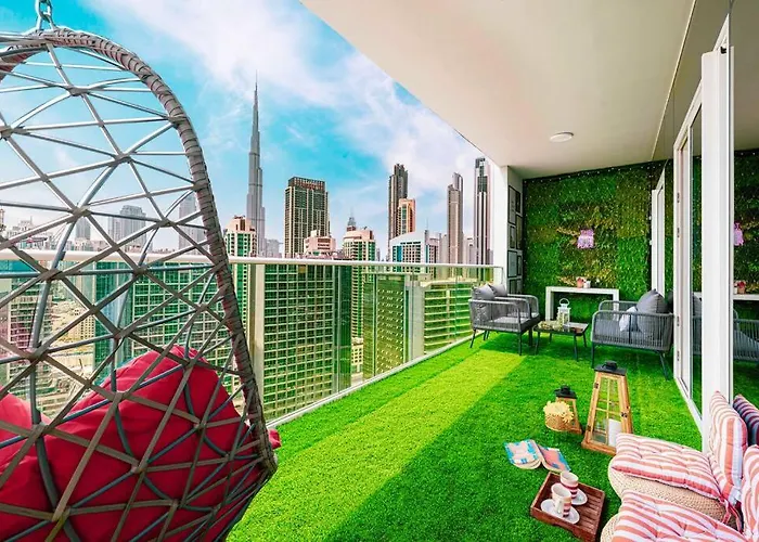 Gorgeous 2Br With Full Burj Khalifa View, 5 Mins From Dubai Mall