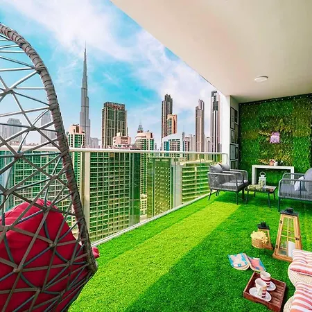 Gorgeous 2Br With Full Burj Khalifa View, 5 Mins From Dubai Mall Екстер'єр фото