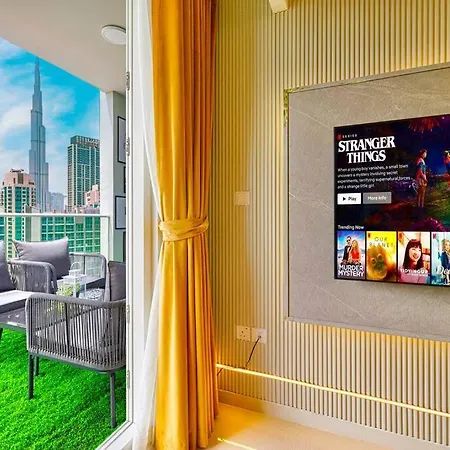 Gorgeous 2Br With Full Burj Khalifa View, 5 Mins From Dubai Mall Екстер'єр фото