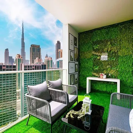 Gorgeous 2Br With Full Burj Khalifa View, 5 Mins From Dubai Mall Екстер'єр фото